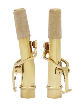 降BGED调高音萨克斯脖直脖条布软木膏乐器配件萨弯克斯颈通套脖装