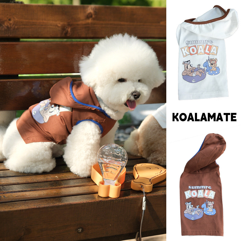 koalamate考拉伙伴宠物服饰狗狗衣服夏季薄款猫咪衣服带帽无袖T