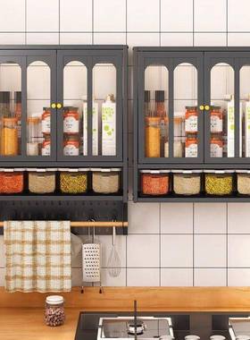 厨调料置物架层挂房墙调料醋架子调多料品调料瓶油盐酱收纳柜JAT