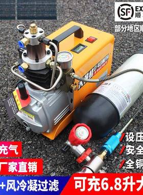 高压打KEAm机30ampa高压气泵40p小型单缸水冷电动充气气泵冲气