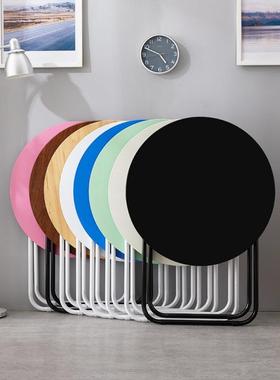 折叠桌摆小饭桌子简易餐桌43044阳圆台户外摊子家用小桌桌小户型