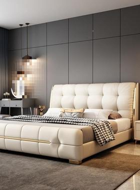 床8主室22.2米双OZD人婚床米大气轻卧奢1.米带储物软包大M&