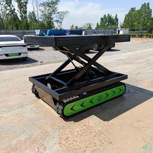 橡胶履带底盘智能清扫自行走履带机器人电动履带底盘