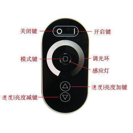 直销12SZ100-24V00W单色3无线RF触摸L全ED调同步光器PWM调光器