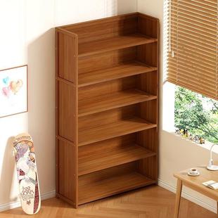 书架书柜简置物书架落地防尘放耐用多层易MHL收纳架能多功家用储