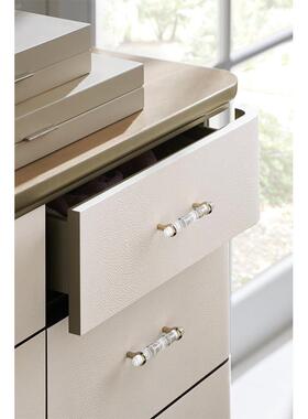 式乡村计实木创意设轻奢斗柜卧室客厅玄关储物柜美酒板店别墅UYS