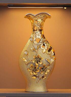 欧式餐桌花瓶摆件花客厅装DGP饰关办公玄室酒档店陶瓷插摆设高工