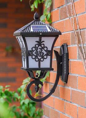 室外灯太阳户能园家用外太阳能灯壁露台灯墙壁灯花别墅防水庭RGP