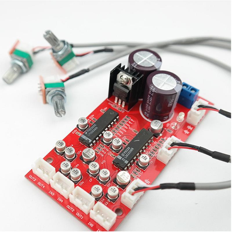 LM1036音调板4声道调板效果LM1036音LM84610u音pc192音调板