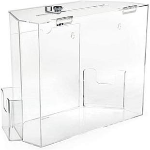 箱投票箱带锁明募捐箱爱捐心透赠箱功德36箱落地捐亚克力奉献箱