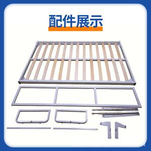 隐菲形床壁床衣LIU柜体床一带书桌侧翻阳台墨型床五金配件小户多
