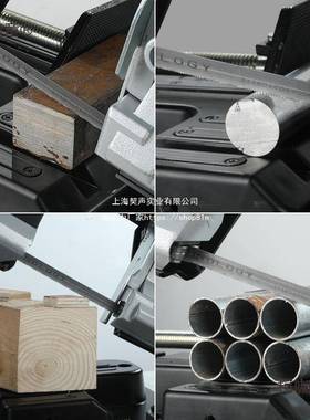 自动多带功小能便携台式持手锯机220V型多QRL角度金属钢材锯床麦