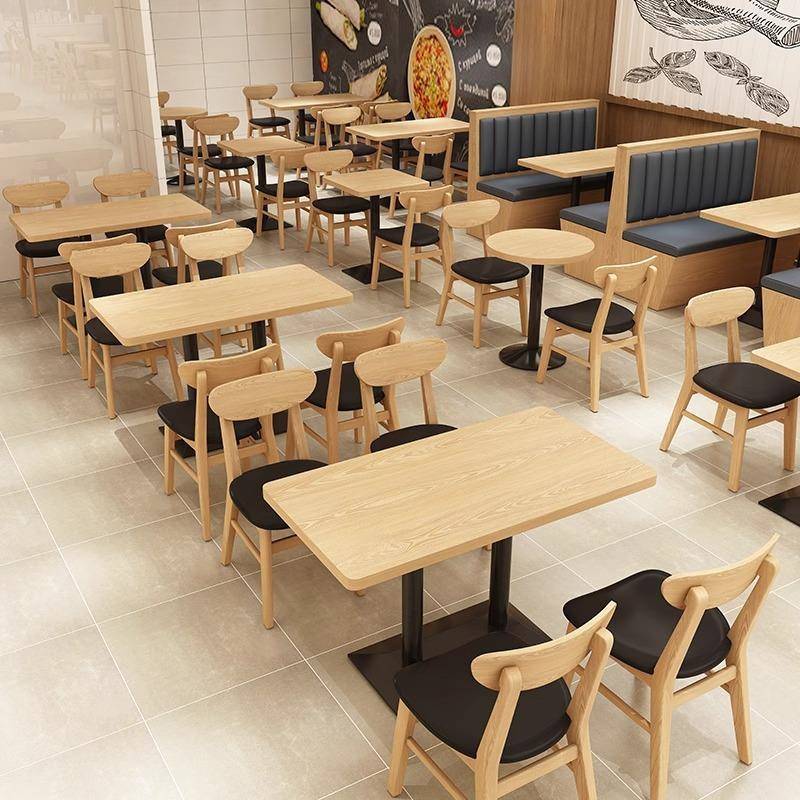 约座饭店食堂桌椅馆卡沙发面汉DMR堡店甜品店简快餐店餐厅桌椅组