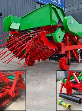 卷生帘翻秧式花收获机四轮拖拉机牵引大型FDU165型机花挖掘生果朝