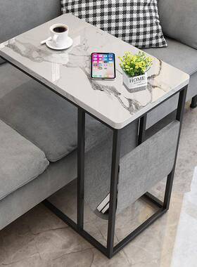 小茶几网现代简轻约客厅AWI沙发边几红意创家用桌子奢极简角几可