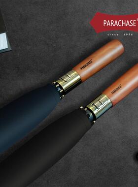 直PARACHAS雨加伞长柄杆伞大号E双人DSC伞固加厚抗风暴广告雨伞男