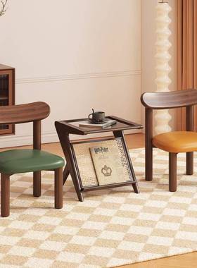 实木小凳子家用矮凳凳客新YFP厅木头椅茶几儿童靠背2024款子小板
