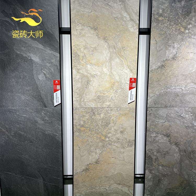 佛山瓷砖黄色大理石户外花园防滑哑光地砖600x1200客厅现代风墙砖