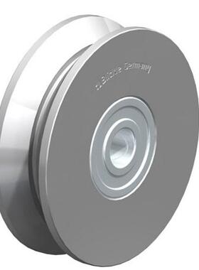 DSPK75K 轮宽22 内孔12MM 双滚珠轴承 载重250KG V型轮