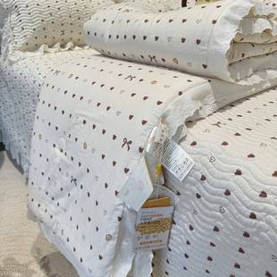 202无品牌 盖丝蕾花边被套春被秋床盖四件套床三件 5新款