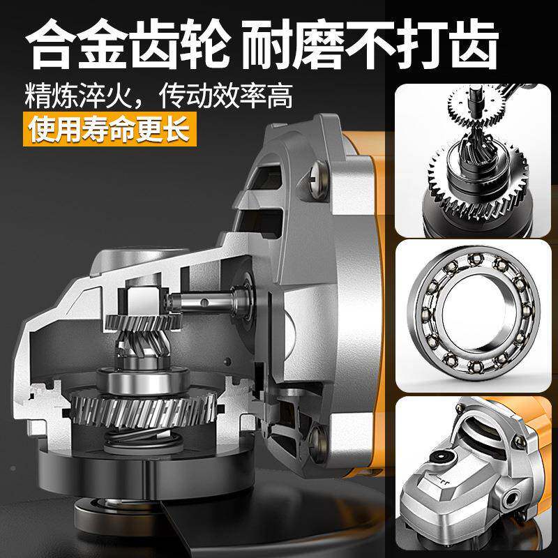 雷克无刷角磨抛机多功手砂轮手磨磨光打磨机光机切NZT割机家用海