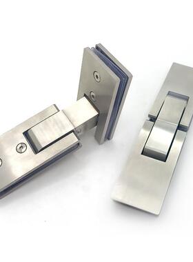 304不锈玻门夹长夹合页浴OFO室固定门淋夹璃浴房隔断钢配件加厚夹