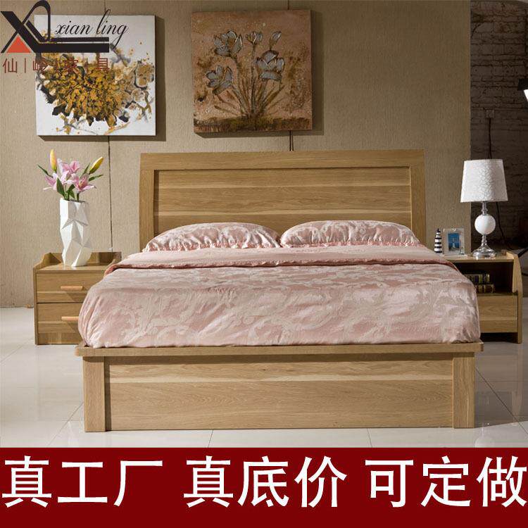 厂家直供板式双人物1.FPE8米1.2米收纳双床1人.5气动高箱储床榻榻
