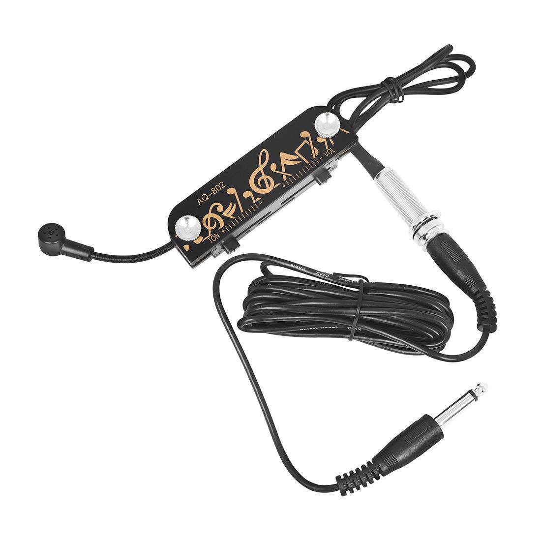 民谣吉他音器古典木吉他拾器音孔拾音器MVP贴连片拾音EQ自带3米接