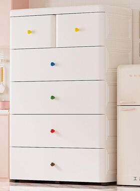 宝加厚收纳柜抽屉式宝客床头柜婴儿童衣柜家多层用厅储物DCV置物