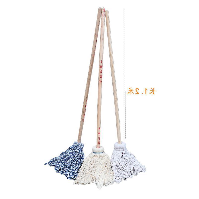 大墩圆头木柄木杆布棉线拖把线老式布条拖布业物学校保洁家880绒