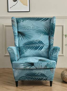 新款弹力老凳套椅子背套IIJ发沙套全包单人翼沙发罩美式虎斯佳蒙