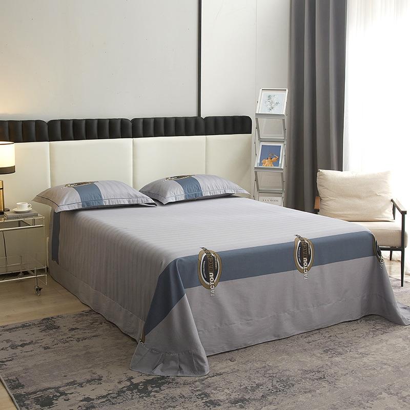 南全棉大版印花床春秋新款通四件套季BD-9908纯棉床单被套上用品