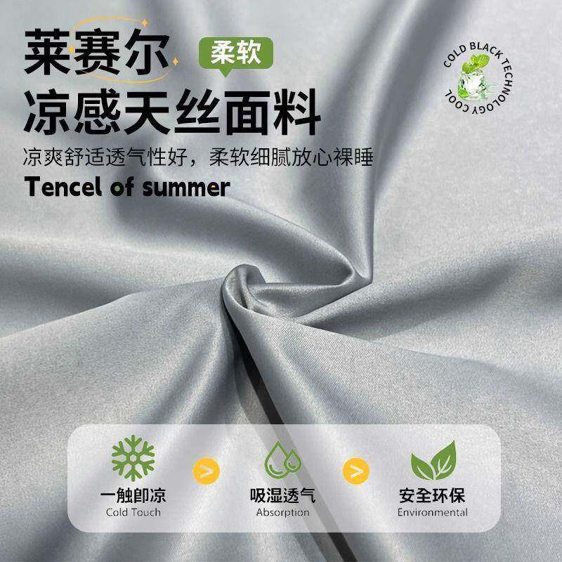 10纯0生支莱赛尔天丝用床单单件床上品冰丝单人色被单夏TUL季学宿