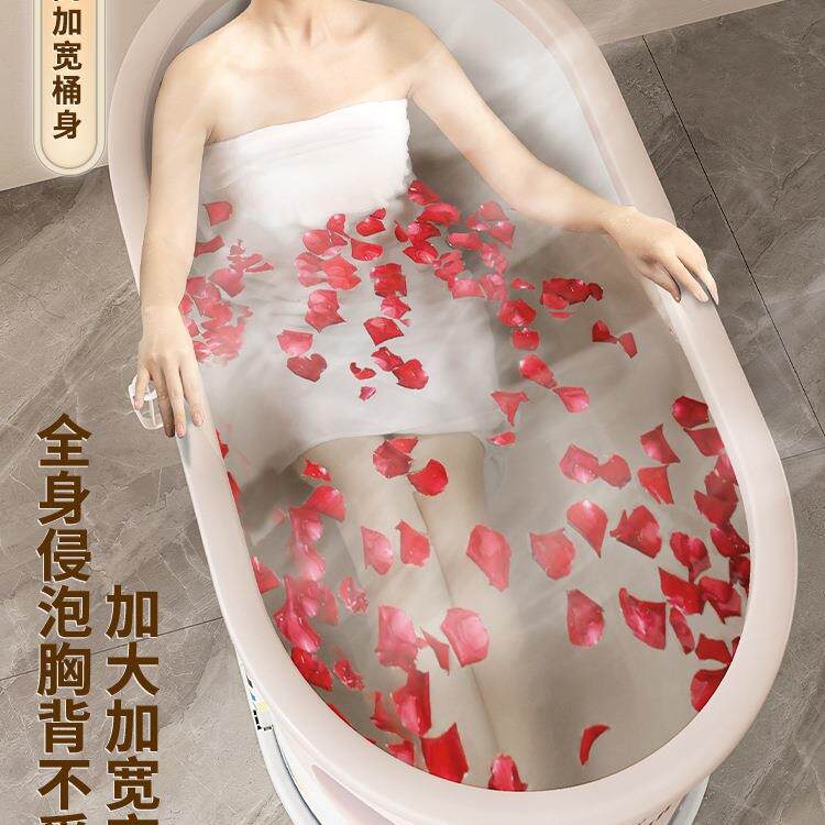 免安装成人桶泡澡家用折叠浴F97TT577童缸儿洗澡桶浴浴桶大人圆形