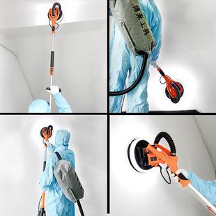 博尔特墙面打磨死机磨砂纸机腻墙子无尘墙机长杆电动壁多773功能