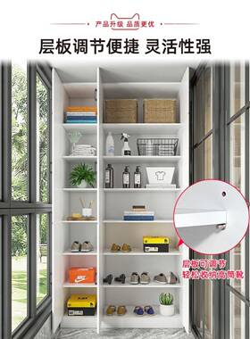 阳台收纳物柜防晒飘窗柜储物柜置墙落地GAQ大柜容量杂靠物子定制