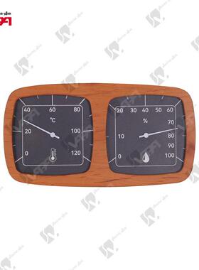 KJO桑拿配件赤杨双木制+铝板温表配湿度计桑拿附件干房蒸桑拿件