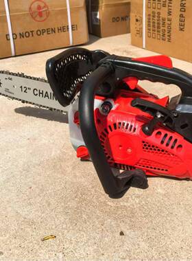 2500机油锯手小单型劈柴工具外家用户大功率汽油切NDF割伐木锯