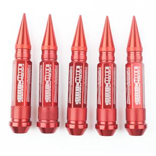 汽车改装 M1.25铝合金90M尖头轮毂螺母铝合金通用 轮M12X1.910SJ5