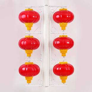 亚街力户外防水克LED塑料灯连串红BMS灯笼城笼市道工程亮化景观装