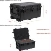 1630全pp1塑料工具箱3NUV安箱摄影器寸材防水拉杆