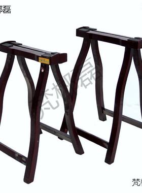 古筝琴架实子学习复古音乐架子通用加腿粗人字电OGM木子琴