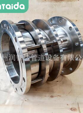 B2F管道松套伸缩节钢头制力伸缩接XMB不传锈钢双法伸兰限位缩器