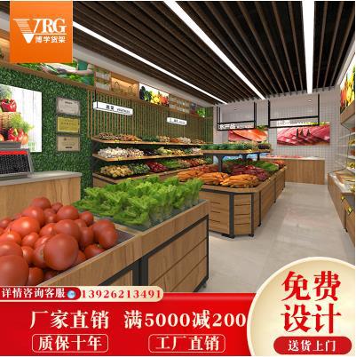 水果店蔬菜生鲜不锈钢货架