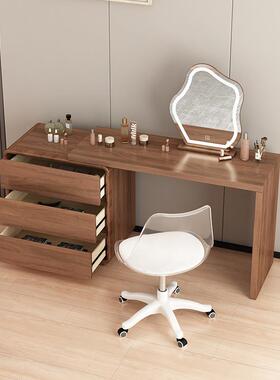 妆台卧室简梳约新中31499式现代床斗柜尾化一体妆桌小户型伸缩转