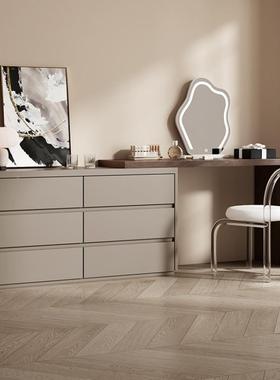 实木梳妆台18753斗柜柜一体简约现代化台收小户型卧妆室化妆纳桌