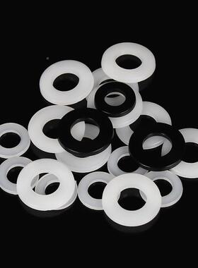 M8介/15-8X1.6MM缘尼龙绝平垫片EGW胶子圆形胶垫0柱100只/包