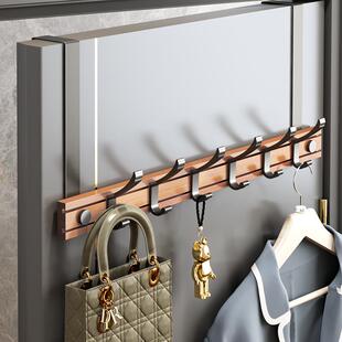 门后挂免打孔卧室门上挂钩架收纳入户墙壁衣服挂衣衣TTmmzrmr钩门