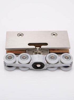 3室04不锈钢轮玻璃门吊轮46160滑浴吊夹无框玻门璃平移门静音玻璃