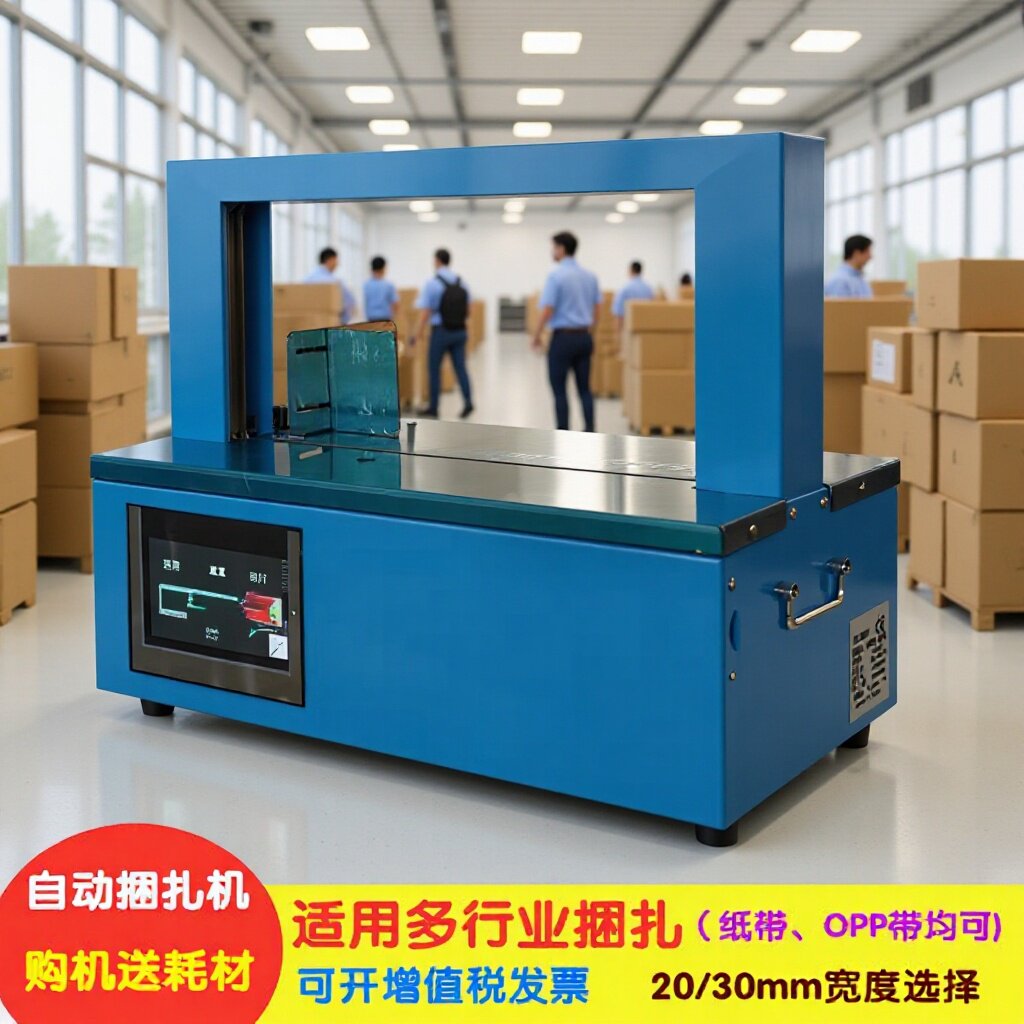 自动束带机OPP带纸带两用捆?
